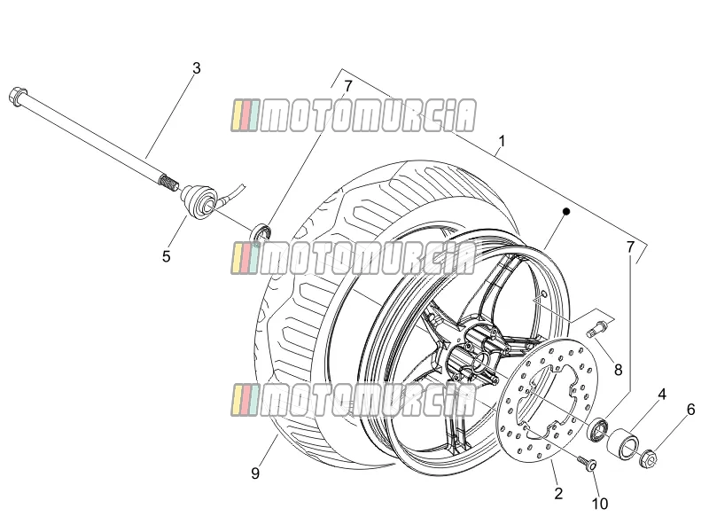 Roue avant