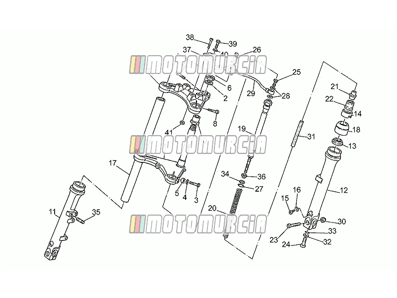 Fourche avant 38mm