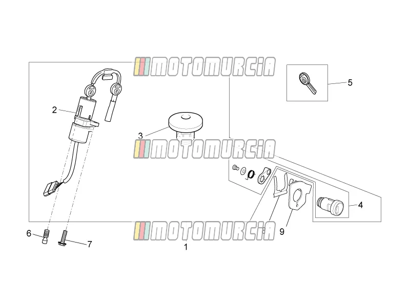 Hardwarekit voor slot