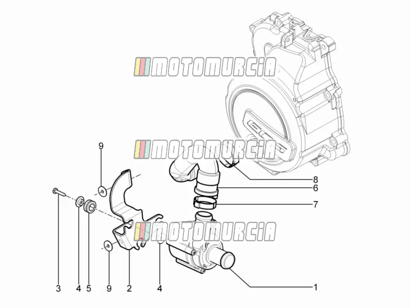 Pompe de refroidissement
