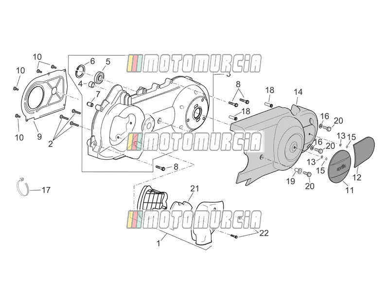Motor »variatorkap