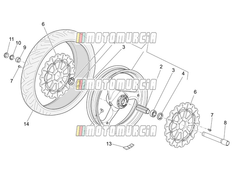 Roue avant I