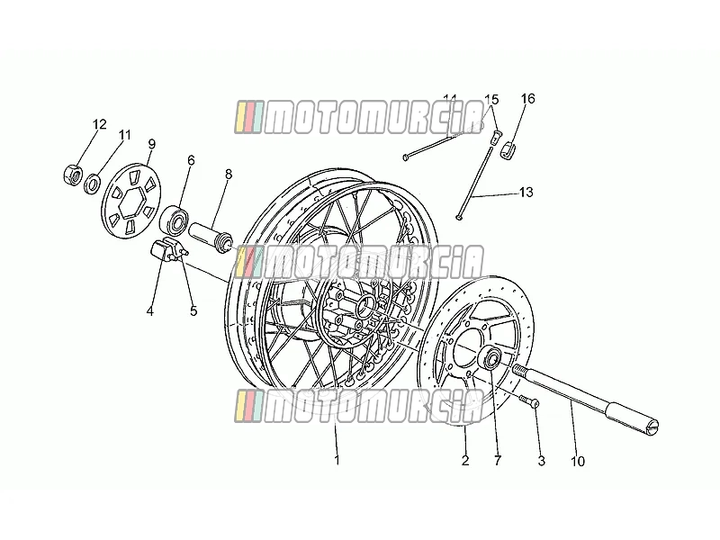 Roue arrière