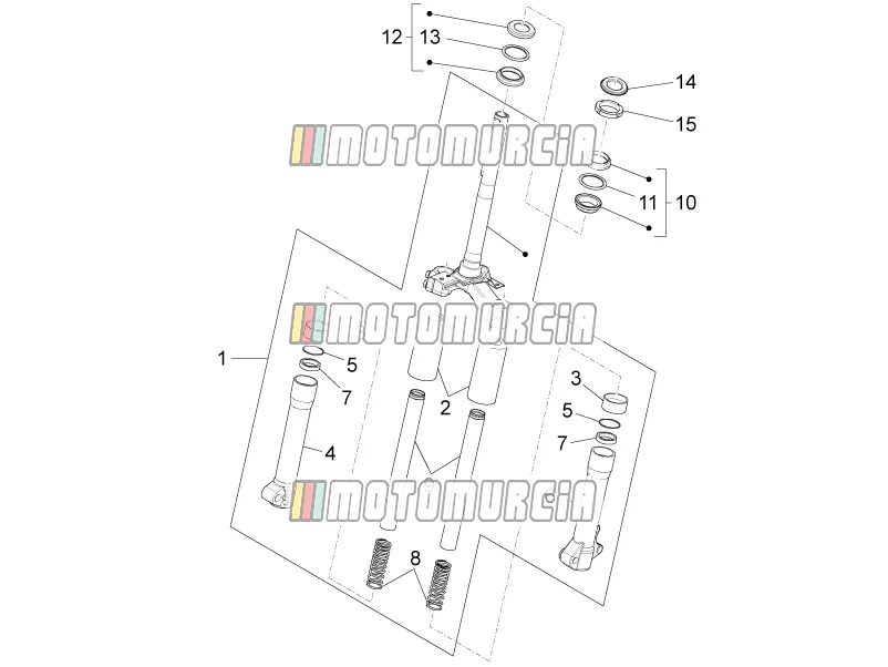 Fork/steering Tube - Steering Bearing Unit