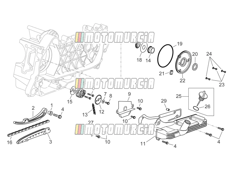 Motor »oliepomp
