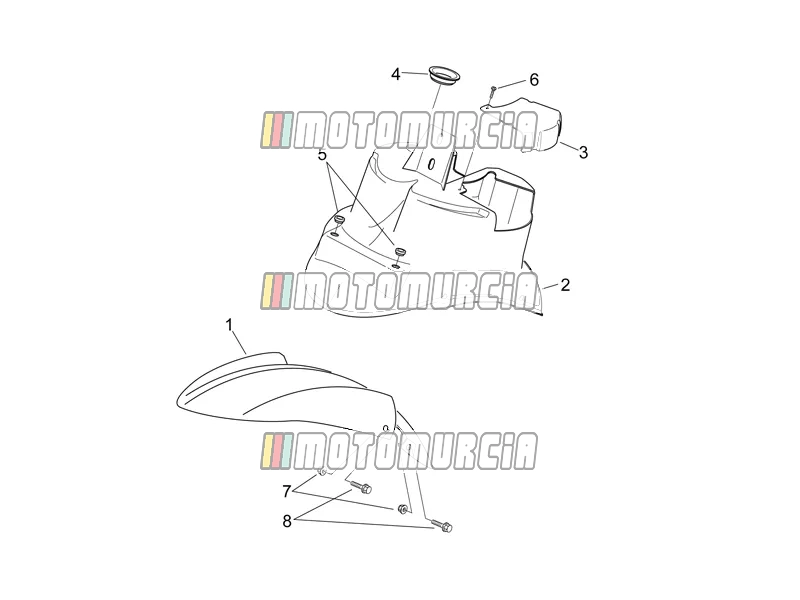 Front Body V - Front Mudguard