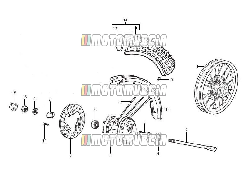 Roue avant