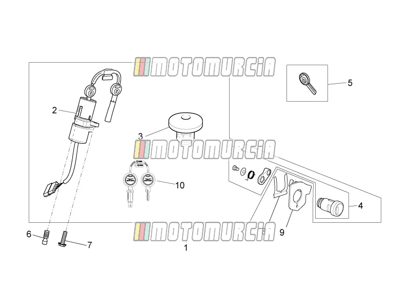 Hardwarekit voor slot