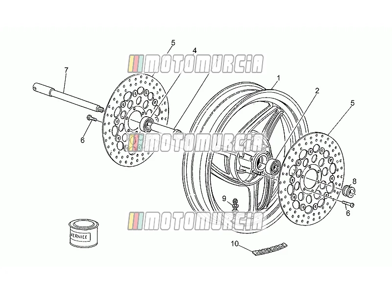 Roue avant