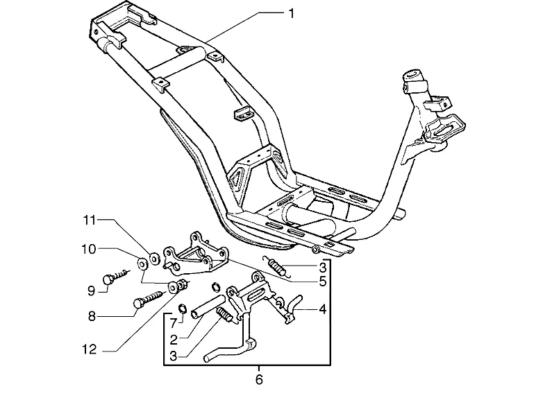 Chassis-centrale standaard