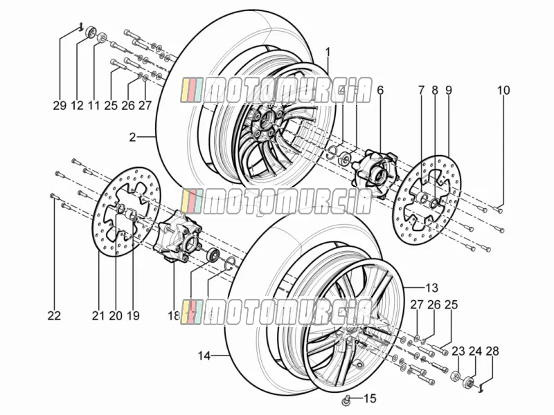Roue avant