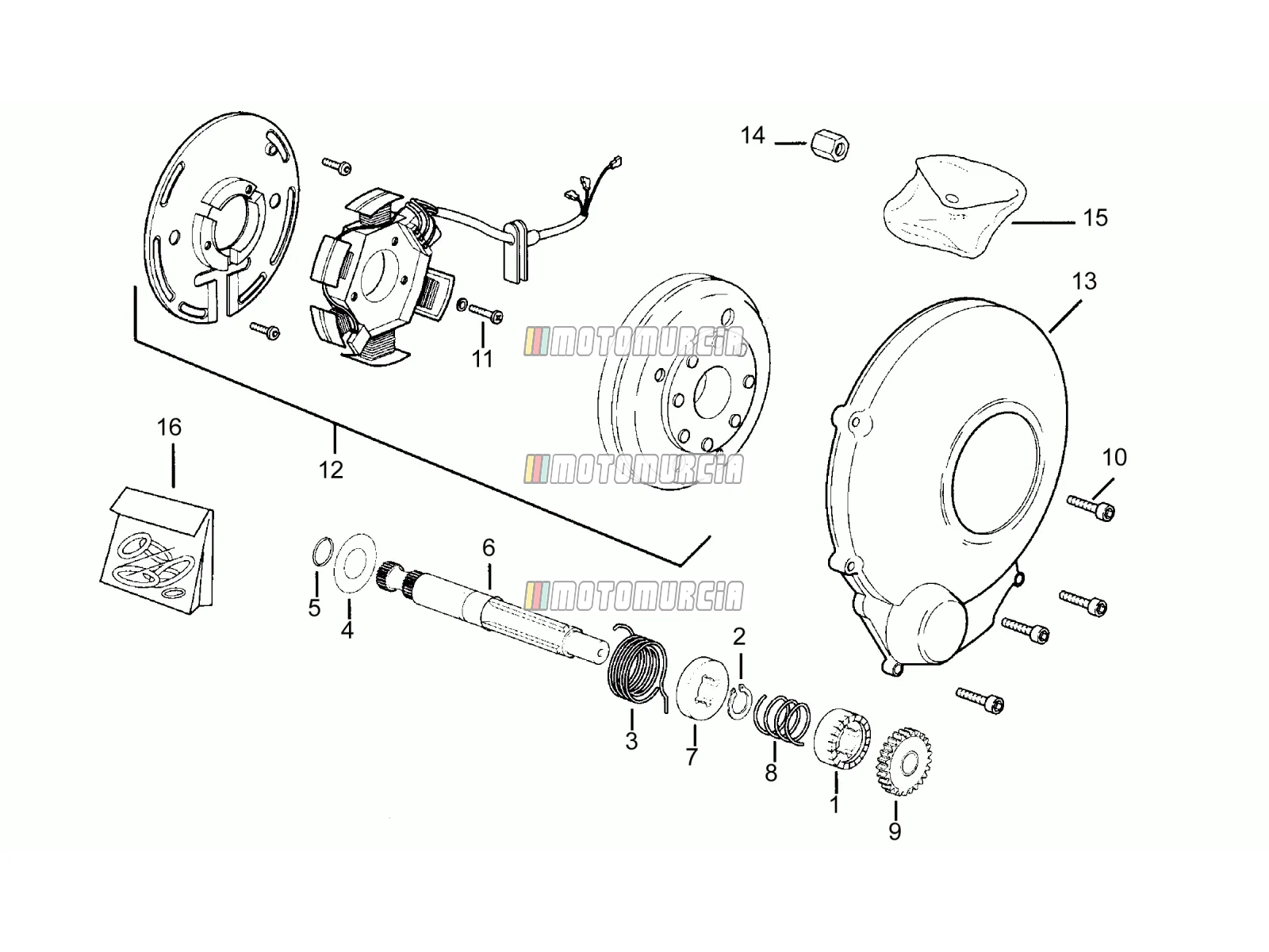 Cdi magneet assy