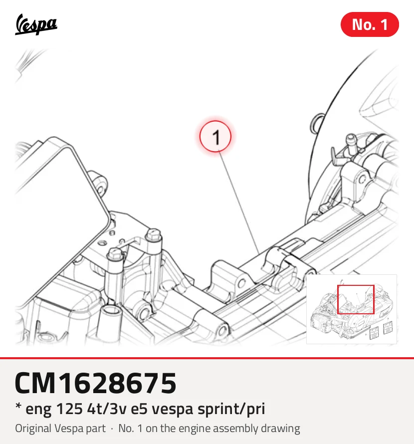 * spa 125 4T/3V E5 VESPA SPRINT/pri