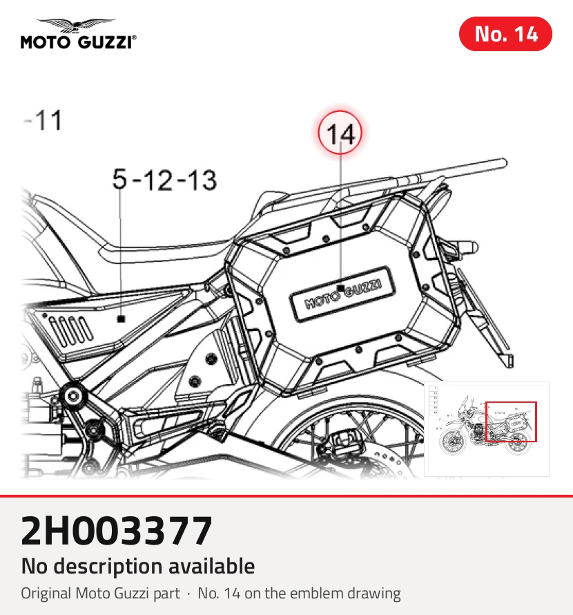 Targa dati "moto guzzi".