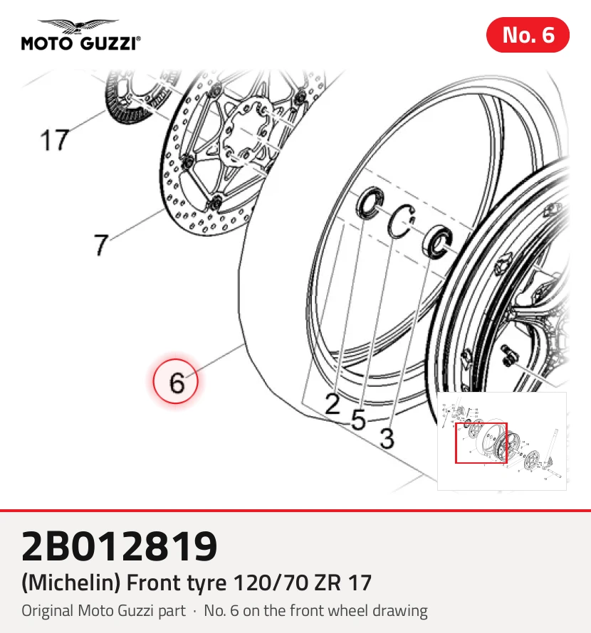 (Michelin) Front Opona 120/70 ZR 17