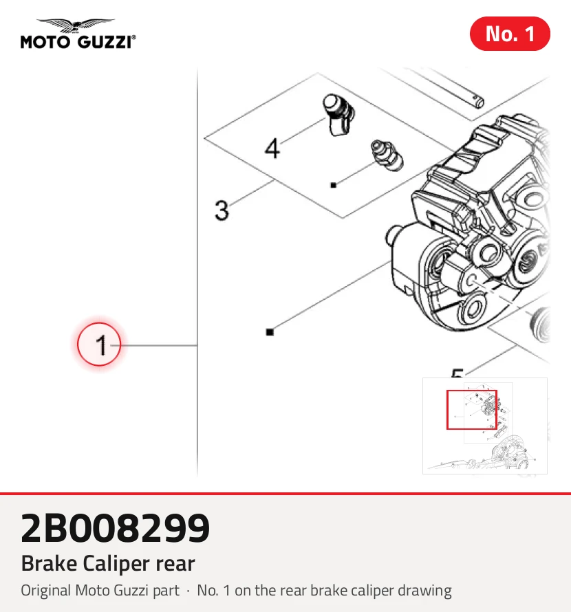 Brake Caliper rear