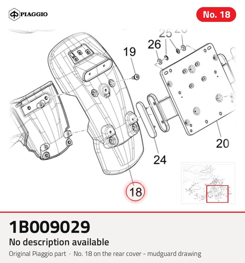 Para-lama porta-matrícula