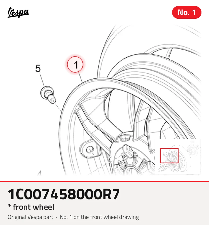 * FRONT WHEEL