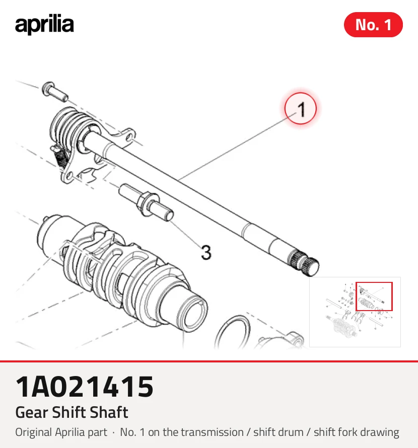 Gear Shift Shaft