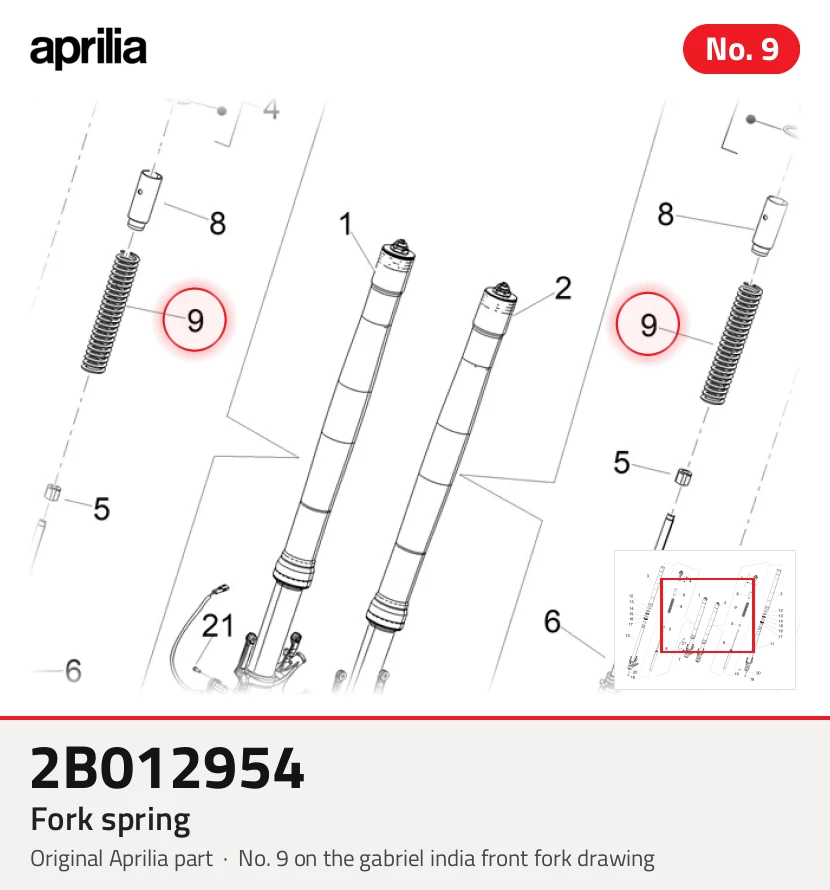 Fork spring