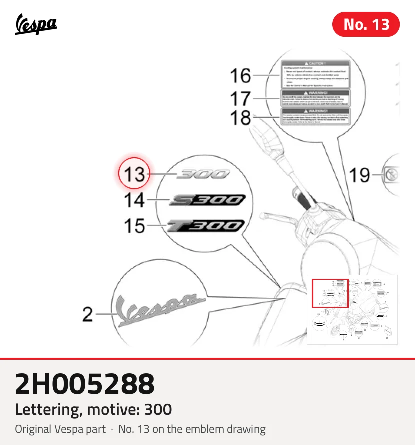Schriftzug, Motiv: 300