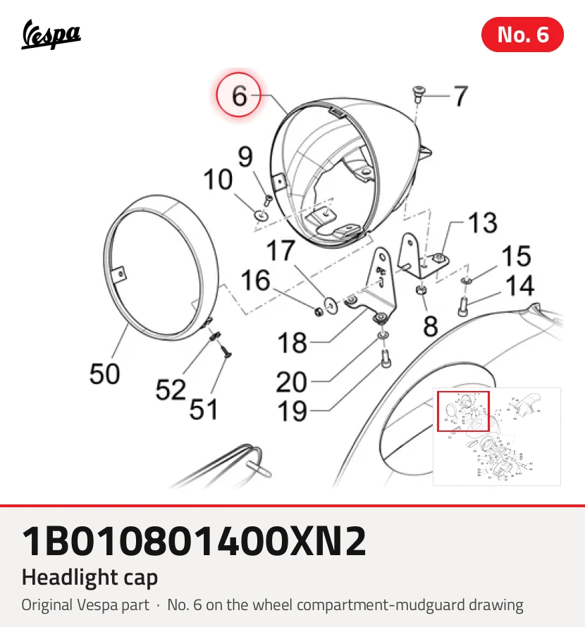 Koplamp kap