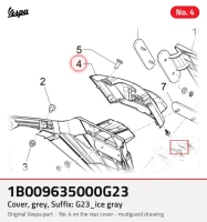 Capa, cinza, sufixo: G23_ice Gray