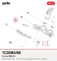 Screw M8x35