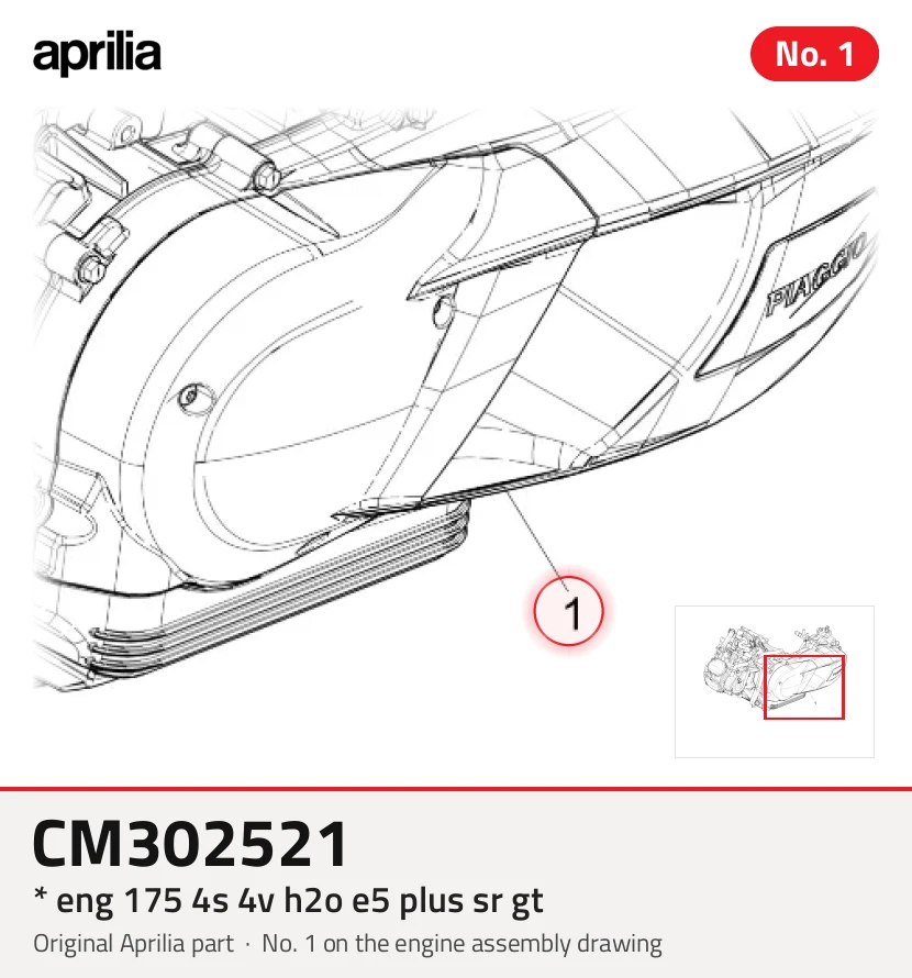 * ita 175 4S 4V H2O E5 più sr GT