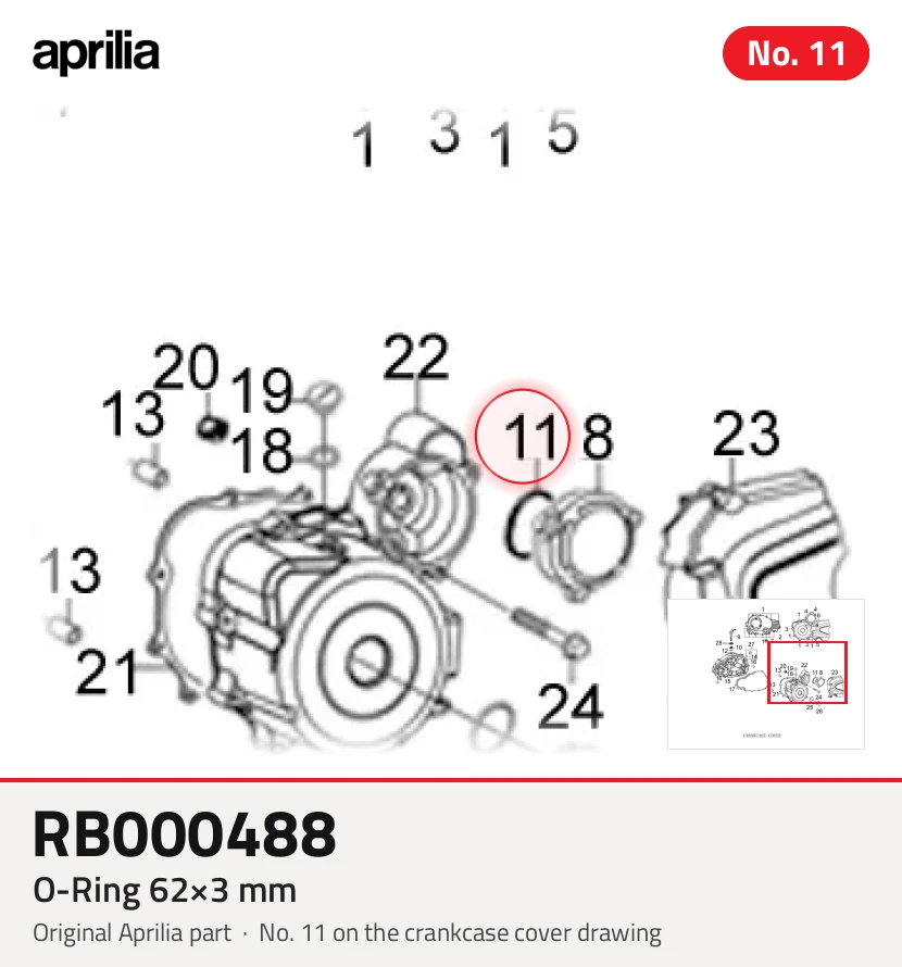 O-Ring 62×3 mm