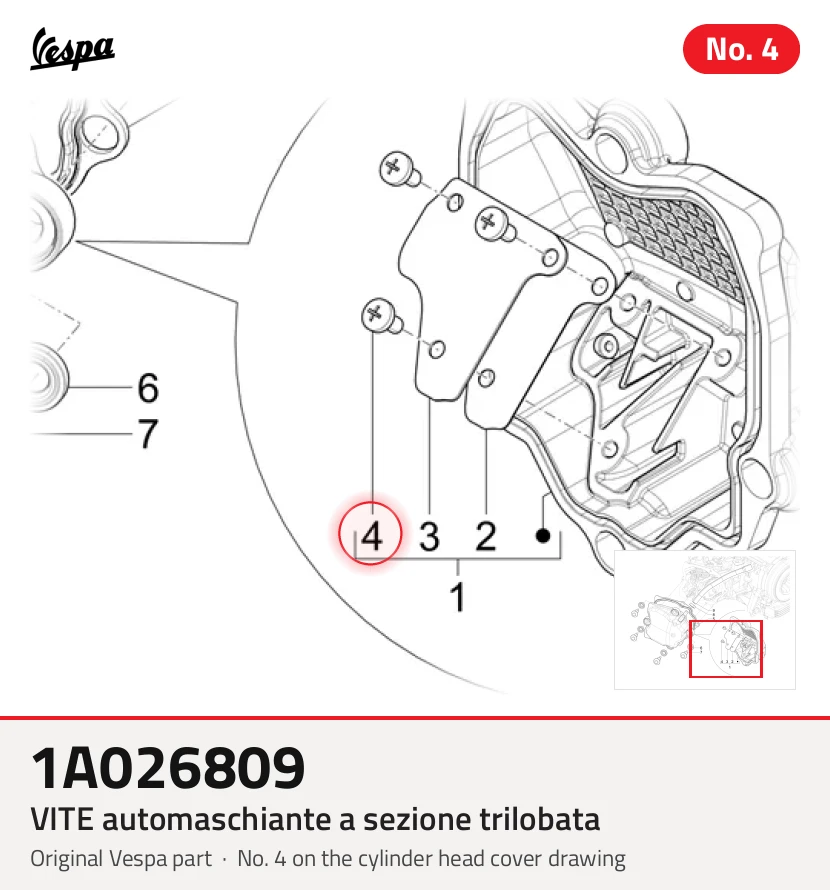 Tornillo autorroscante con sección trilobular