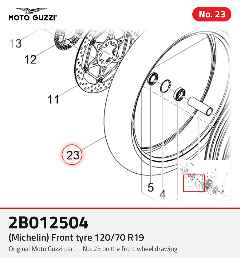 (Michelin) Vorderreifen 120/70 R19