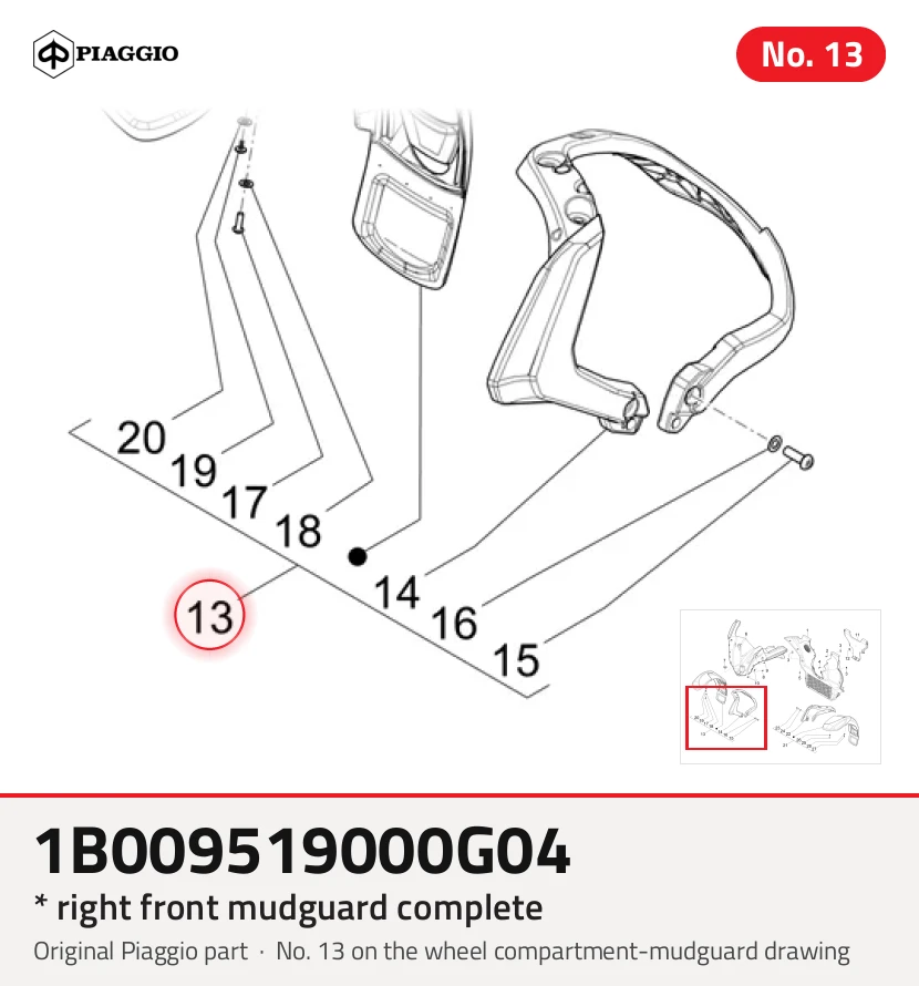* Rechter front spuugguard compleet