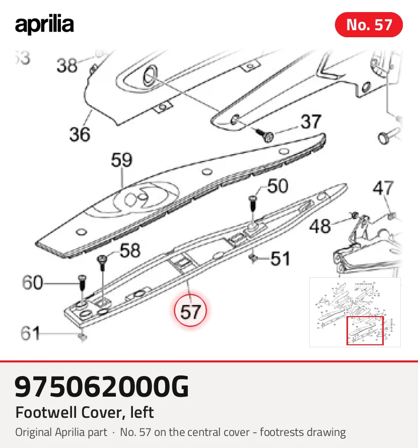 Capa de Footwell, à esquerda