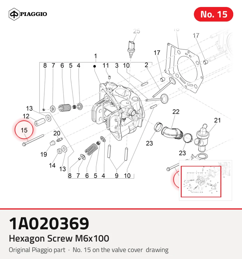 Sechskantschraube M6x100