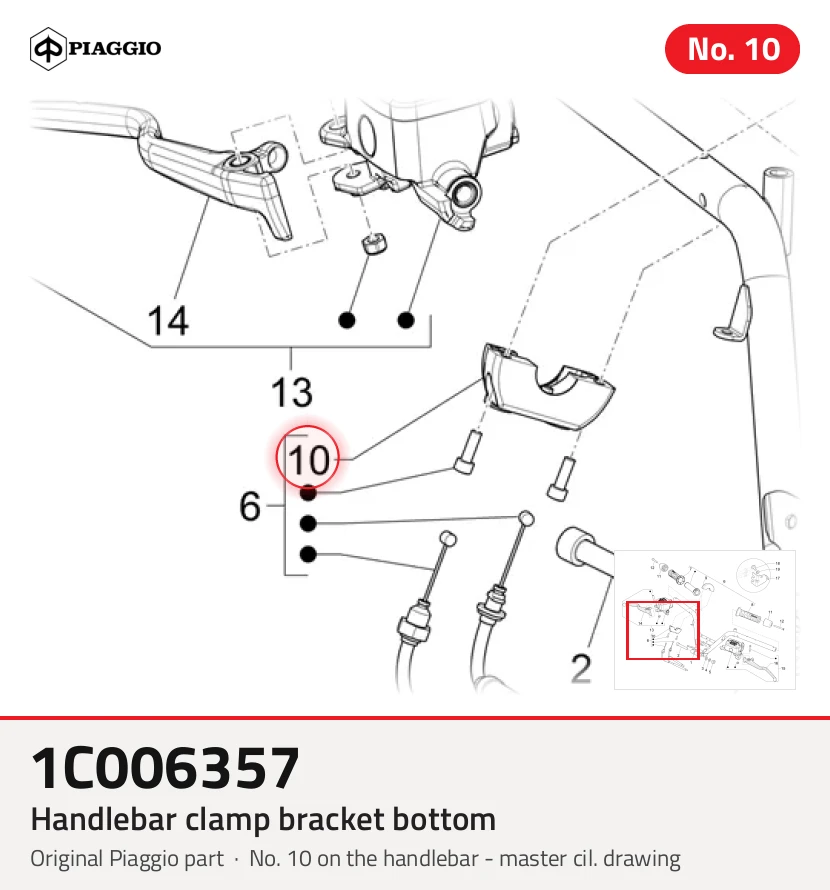 Handlebar clamp bracket bottom