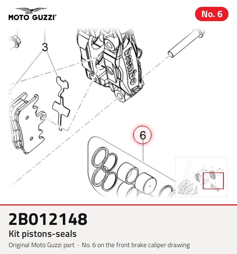 Kit pistons-seals