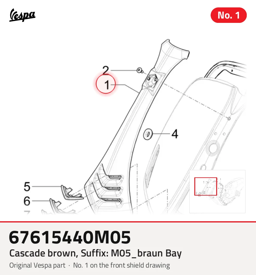 Cascade brown, Suffix: M05_braun Bay