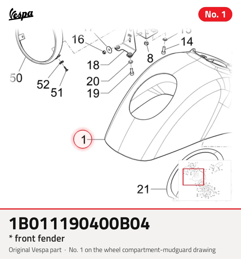 * Fender avant