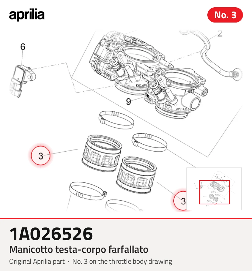 Manicotto Testa-Corpo Farfallato