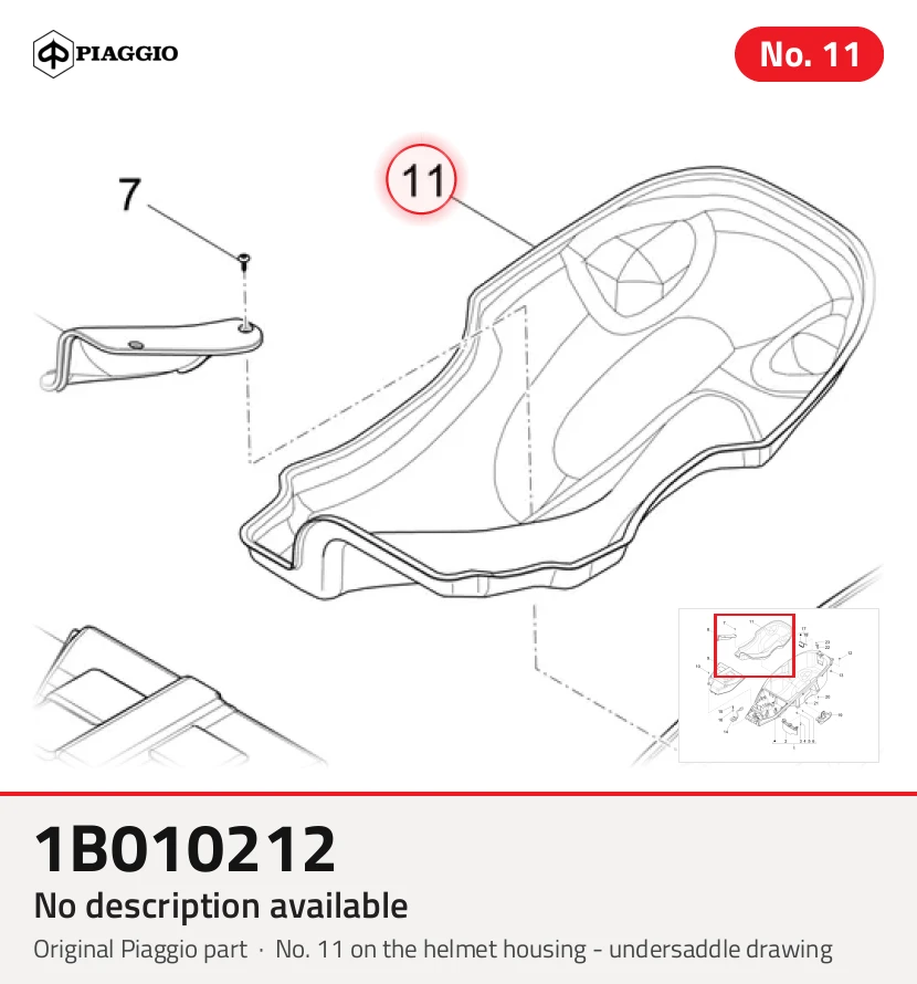 Tapis de compartiment à casque
