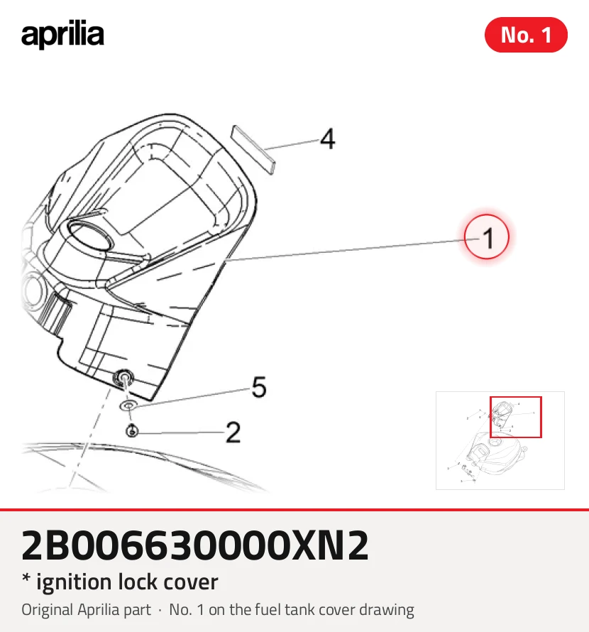 * IGNITION LOCK COVER