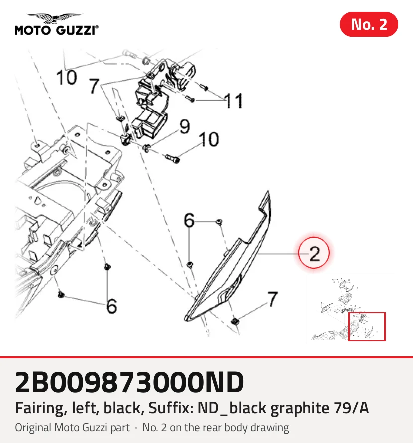 Revêtement, gauche, noir, Suffixe et code couleur Piaggio: ND_noir graphite 79/A