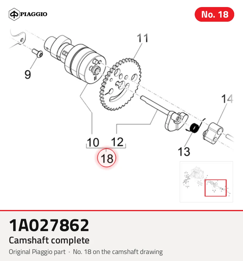 Camshaft complete