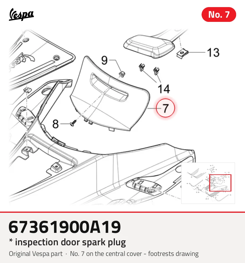 * vela de ignição da porta de inspeção