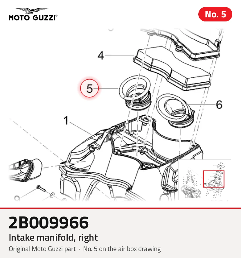 Intake manifold, right