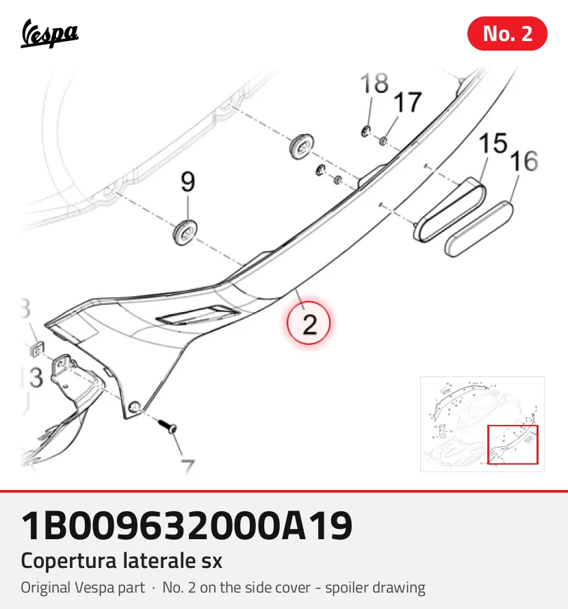 Copertura Laterale SX
