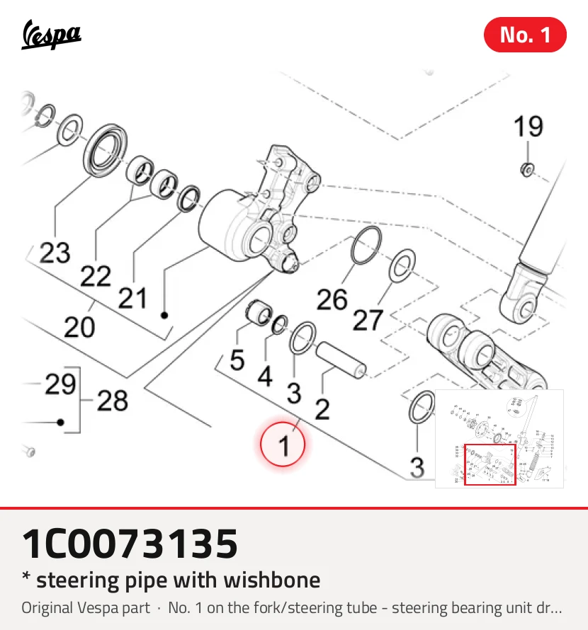 * Pipe de direction avec Wishbone