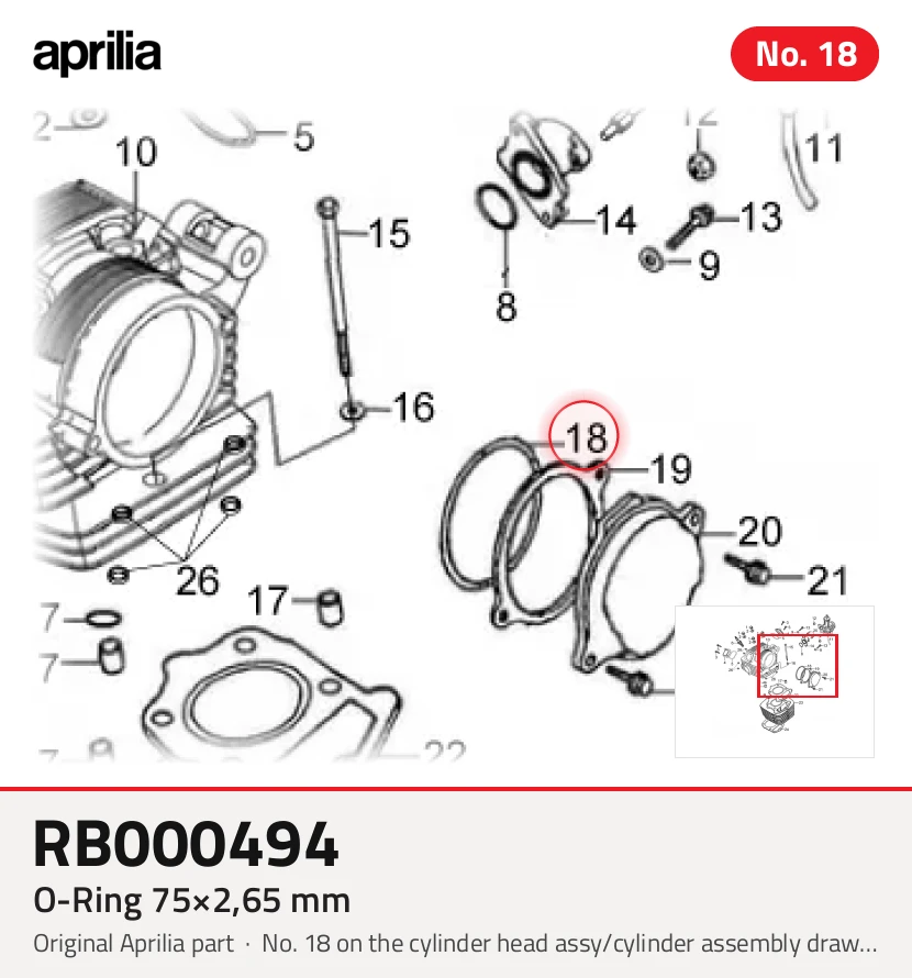 O-Ring 75×2,65 mm