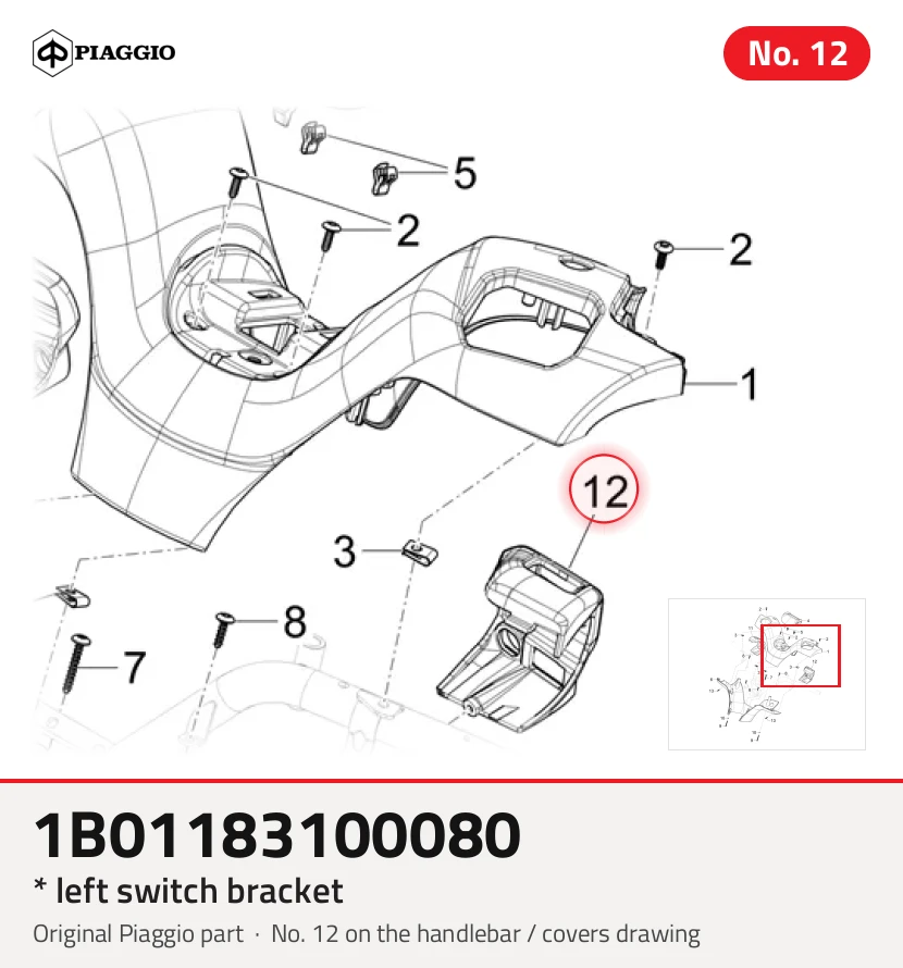 * soporte del interruptor izquierdo